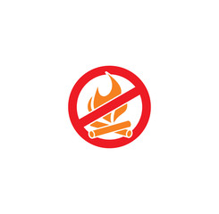 Fire related icon on background for graphic and web design. Creative illustration concept symbol for web or mobile app