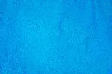 A beautiful Turquoise paint texture on wall, background - Image. Color paint strokes.