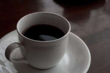 カフェのコーヒー / クローズアップ
