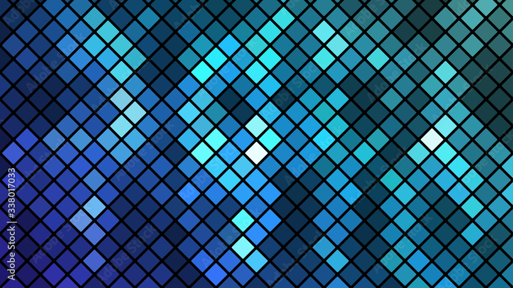 Poster Abstract background with modern colorful vector mosaic design. Colorful gradient mosaic backdrop. Modern geometric texture. Abstract digital technology design. Beautiful vector pattern.