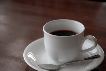 カフェのコーヒー / クローズアップ