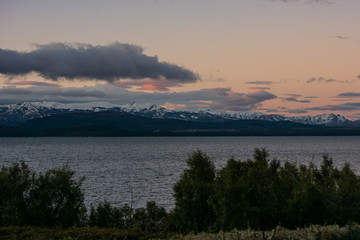 Fototapeta premium Nascer do Sola - Bariloche\