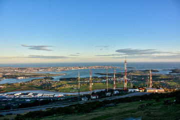 Obraz premium views from the top of the mountain