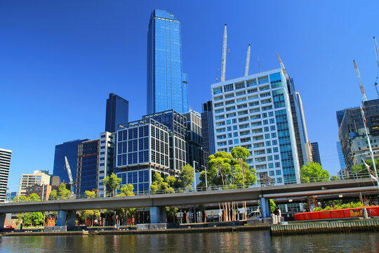 The city of Melbourne, Australia