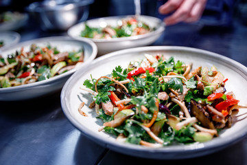 salad with vegetables