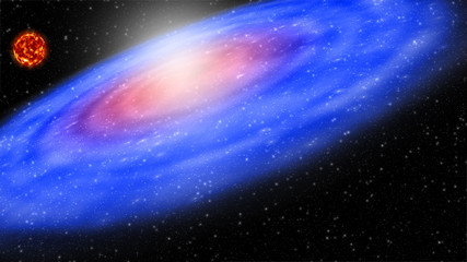 Nebula, space sun univers