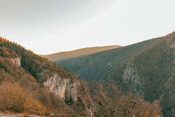 Rocky valley in the forest Kastamonu Azdavay TURKEY