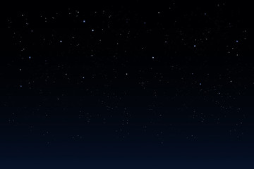 beautiful night sky - background with stars