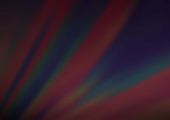 Dark Black vector layout with flat lines. Decorative shining illustration with lines on abstract template. Pattern for websites, landing pages.