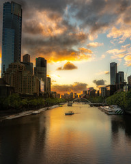 Melbourne sunset