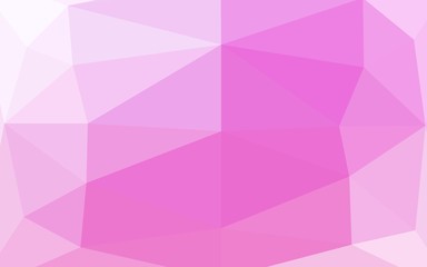 Light Pink vector polygon abstract background. Modern geometrical abstract illustration with gradient. Completely new design for your business.