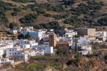 Fototapeta na wymiar Juviles, small town in the Alpujarra (Spain)