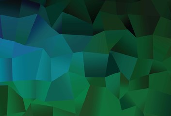 Obraz premium Dark Blue, Green vector texture with rectangular style.
