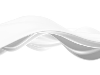 White abstract liquid wavy background
