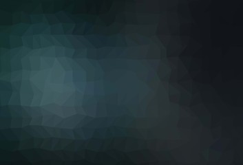 Fototapeta premium Dark BLUE vector abstract mosaic pattern.