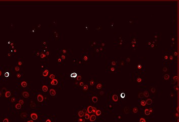 Light Red vector cover with spots.