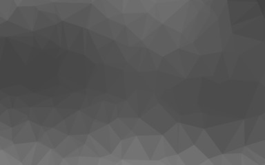 Light Silver, Gray vector low poly cover. An elegant bright illustration with gradient. New texture for your design.