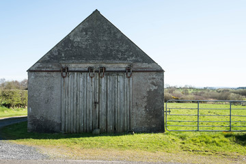 An old barn in the countryside
