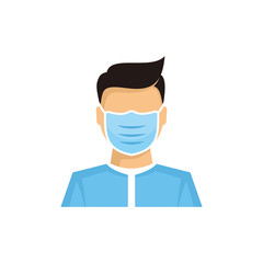 Use mask icon vector illustration
