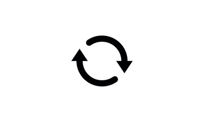 Refresh, Rotation arrow icon vector illustration,Update symbol