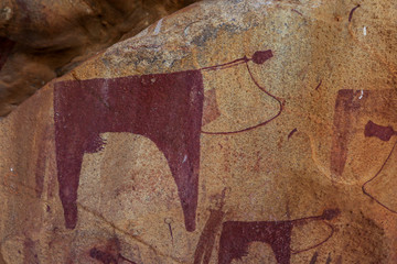 Amazing Inside View Pictures of the Laas Geel cave formations - an earliest known cave paintings in the Horn of Africa, Somaliland