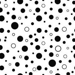 Mixed polka dots pattern