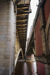 old building in the center of Moscow Russia