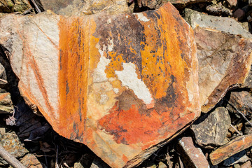 Natural colored stone texture material