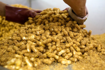 Atelier de fabrication traditionnel de bonbons