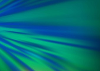 Light BLUE vector pattern with narrow lines. Decorative shining illustration with lines on abstract template. Pattern for business booklets, leaflets.