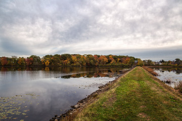 Obraz premium Autumn Landscapes in Massachusetts