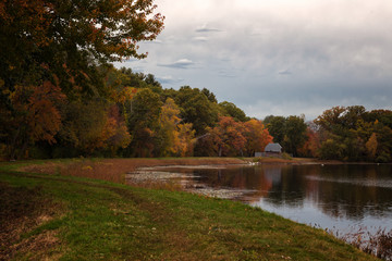 Obraz premium Autumn Landscapes in Massachusetts
