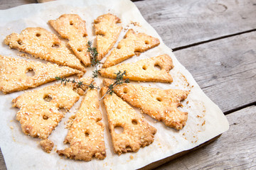 Homemade Cheese Cookies. Cheese cookies, homemade wholesome pastries. Cheese and White Wine.