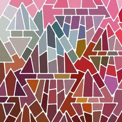 abstract vector stained-glass mosaic background