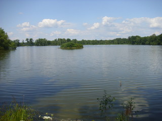 Trebon pond system - magical landscape of ponds, floodplain forests in south czechia