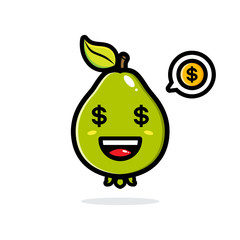 cashew fruit vector design