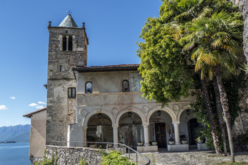 Fototapeta na wymiar The hermitage of Santa Caterina del Sasso 