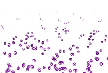 Light Purple vector texture with disks.