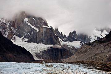 Glacier Torres Argentina South America 