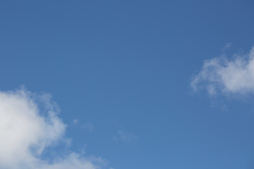 blue sky with clouds
