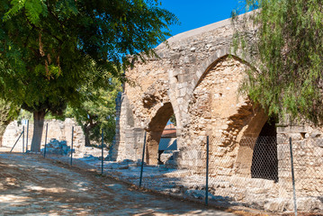 The medieval castle of Kolossi, it is situated in the south of Cyprus, Limassol.