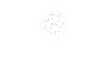 Light Black vector template with bubble shapes.