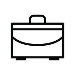briefcase icon vector illustration, symbol finance business professional design bag

