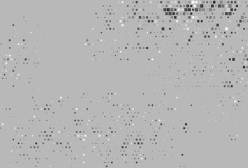 Light Silver, Gray vector background with rectangles.