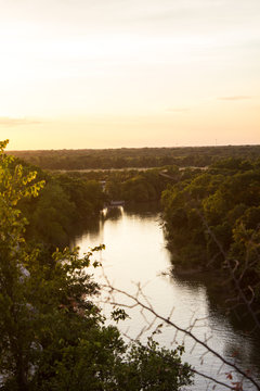 Sunset In Cameron Park, Waco, TX