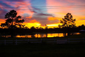 Sunset in Conroe, TX