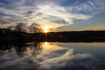 Sunset at River Valley Nature Center, Fort Smith, AR