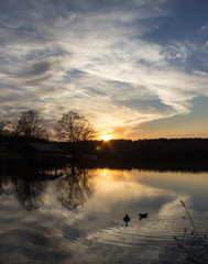 Sunset at River Valley Nature Center, Fort Smith, AR