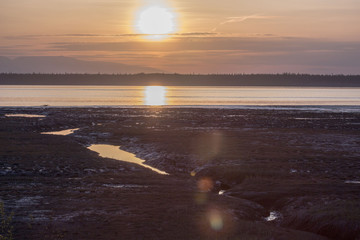 Sunset in Anchorage, AK