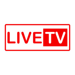 live tv icon for live broadcast